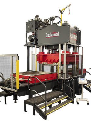 1500-ton 4-post compression molding press